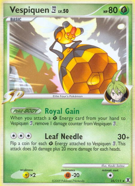 Vespiquen E4 trading card from Rising Rivals Vespiquen E4 - Rising Rivals Pokémon trading card