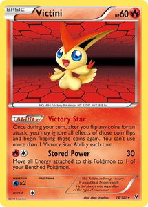 Victini (14) - Noble Victories (NVI) #14/101 - Holo Rare Pokémon Trading Card