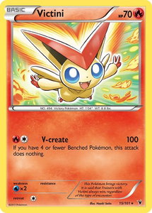 Victini (15) - Noble Victories (NVI) #15/101 - Holo Rare Pokémon Trading Card