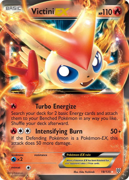 Victini EX - Plasma Storm Pokémon trading card