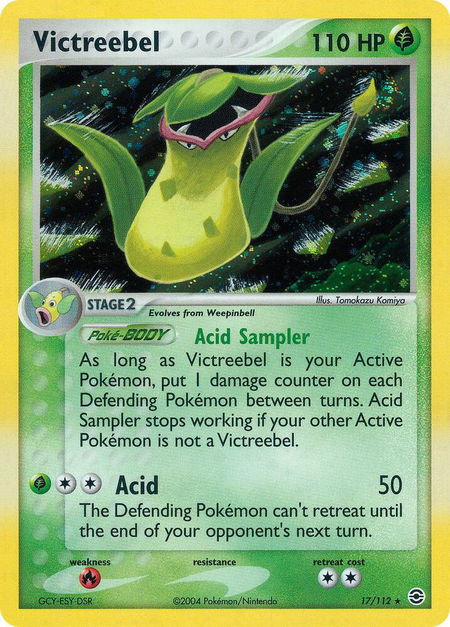 Victreebel - FireRed & LeafGreen Pokémon trading card