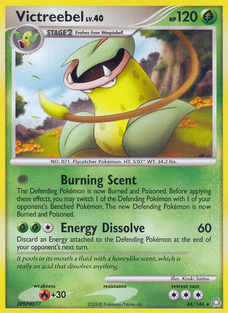 Victreebel - Legends Awakened Pokémon trading card