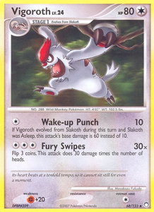 Vigoroth - Mysterious Treasures (MT) #68/123 - Uncommon Pokémon Trading Card