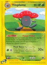 Vileplume (69) - Expedition (EX) #069/165 - Rare Pokémon Trading Card