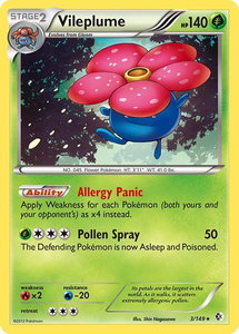 Vileplume - Boundaries Crossed (BCR) #3/149 - Holo Rare Pokémon Trading Card