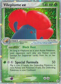 Vileplume ex - Hidden Legends (HL) #100/101 - Ultra Rare Pokémon Trading Card