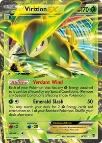 Virizion EX - Plasma Blast (PLB) #9/101 - Ultra Rare Pokémon Trading Card