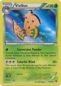 Vivillon (High Plains [Orange]) - XY Base Set Pokémon trading card