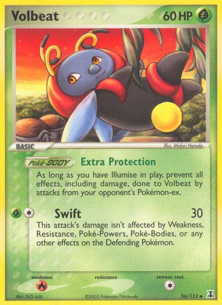 Volbeat - Delta Species Pokémon trading card