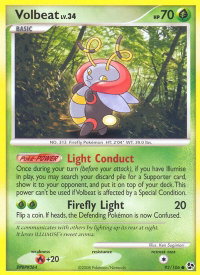 Volbeat - Great Encounters (GE) #92/106 - Common Pokémon Trading Card