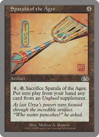 Spatula of the Ages - Unglued (UGL) #81 - Uncommon Magic: The Gathering Trading Card