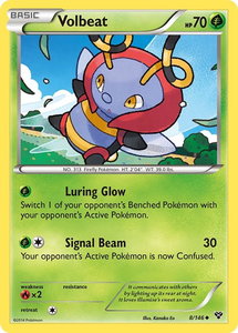 Volbeat - XY Base Set (XY) #8/146 - Uncommon Pokémon Trading Card