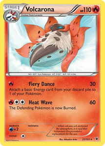 Volcarona - Noble Victories (NVI) #21/101 - Rare Pokémon Trading Card