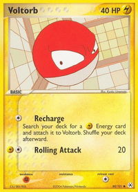 Voltorb - Hidden Legends (HL) #80/101 - Common Pokémon Trading Card