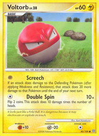 Voltorb (80) - Stormfront (SF) #80/100 - Common Pokémon Trading Card