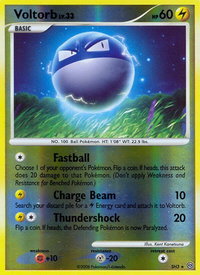 Voltorb (Shiny) - Stormfront (SF) #SH3 - Holo Rare Pokémon Trading Card