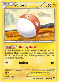 Voltorb - XY Base Set (XY) #44/146 - Common Pokémon Trading Card