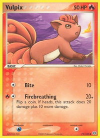 Vulpix - Emerald (EM) #72/106 - Common Pokémon Trading Card