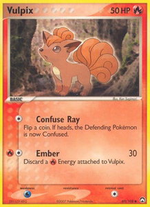 Vulpix - Power Keepers (PK) #69/108 - Common Pokémon Trading Card