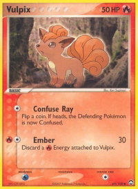 Vulpix - Power Keepers (PK) #69/108 - Common Pokémon Trading Card