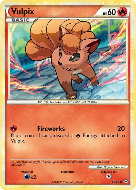 Vulpix - Unleashed Pokémon trading card