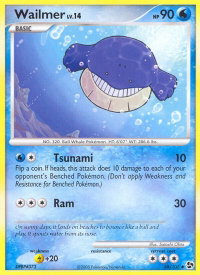 Wailmer - Great Encounters (GE) #58/106 - Uncommon Pokémon Trading Card