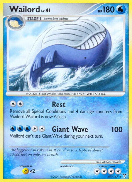 Wailord - Supreme Victors Pokémon trading card
