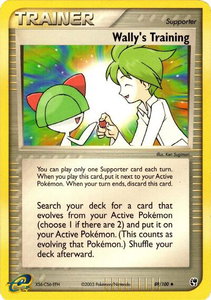 Wally's Training - Sandstorm (SS) #89/100 - Uncommon Pokémon Trading Card