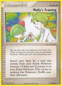 Wally's Training - Sandstorm (SS) #89/100 - Uncommon Pokémon Trading Card