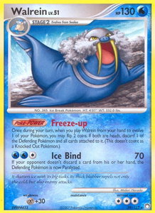Walrein - Mysterious Treasures (MT) #39/123 - Rare Pokémon Trading Card