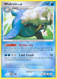 Walrein - Rising Rivals (RR) #36/111 - Rare Pokémon Trading Card