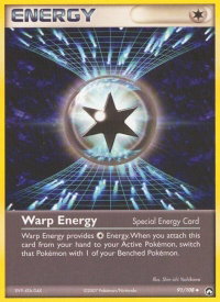 Warp Energy - Power Keepers (PK) #91/108 - Uncommon Pokémon Trading Card