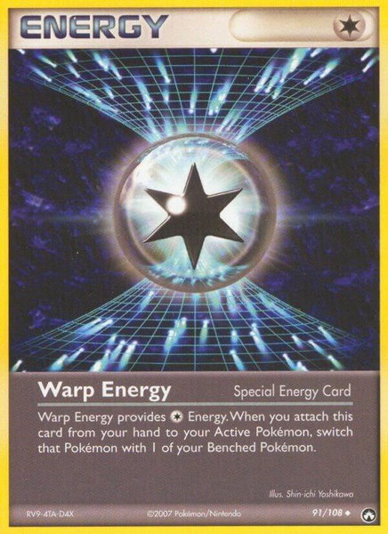 Warp Energy - Power Keepers Pokémon trading card