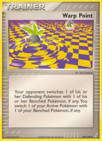Warp Point - Crystal Guardians (CG) #84/100 - Uncommon Pokémon Trading Card