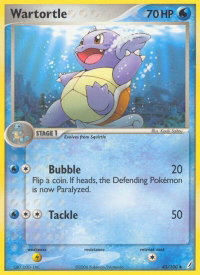 Wartortle - 042/100 - Crystal Guardians (CG) #42/100 - Uncommon Pokémon Trading Card