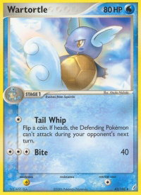 Wartortle - 043/100 - Crystal Guardians (CG) #43/100 - Uncommon Pokémon Trading Card