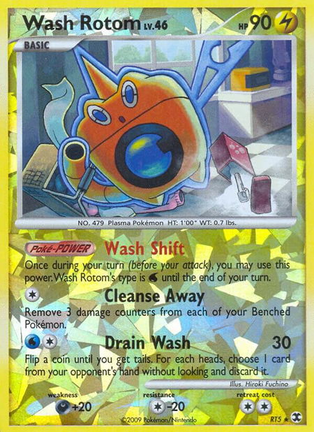 Wash Rotom - Rising Rivals Pokémon trading card