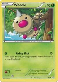 Weedle - Kalos Starter Set (KSS) #1/39 - Common Pokémon Trading Card