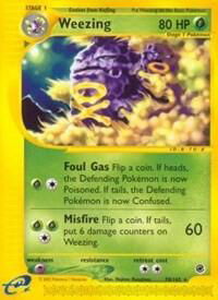 Weezing (70) - Expedition (EX) #070/165 - Rare Pokémon Trading Card