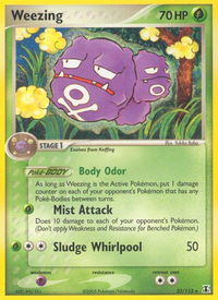 Weezing - Delta Species (DS) #33/113 - Rare Pokémon Trading Card