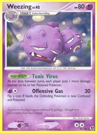 Weezing - Great Encounters (GE) #31/106 - Rare Pokémon Trading Card