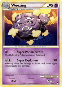 Weezing - Call of Legends (CL) #38/95 - Rare Pokémon Trading Card