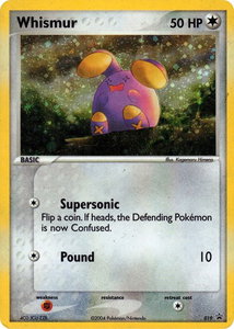 Whismur - 019 (EX Deck Tin) - Nintendo Promos (PR) #019 - Rare Pokémon Trading Card