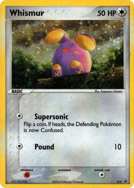 Whismur - 019 (EX Deck Tin) - Nintendo Promos Pokémon trading card