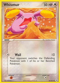 Whismur - Hidden Legends (HL) #82/101 - Common Pokémon Trading Card