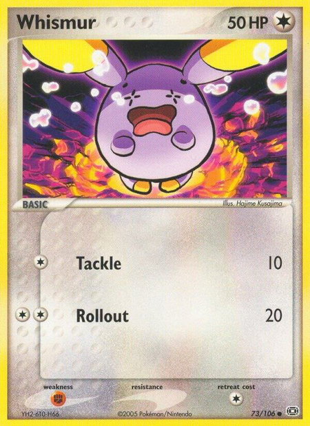 Whismur - Emerald Pokémon trading card
