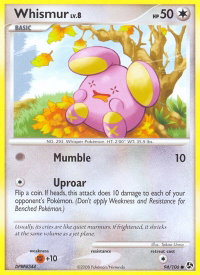 Whismur - Great Encounters (GE) #94/106 - Common Pokémon Trading Card
