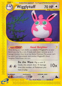 Wigglytuff - Skyridge (SK) #034/144 - Rare Pokémon Trading Card