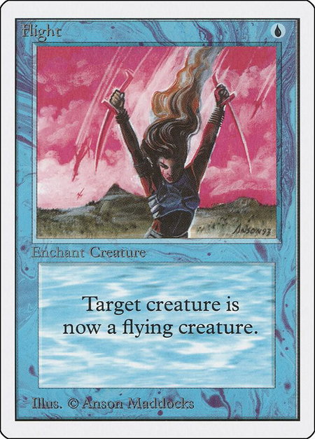 Flight - Unlimited Edition Magic: The Gathering trading card