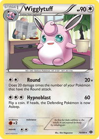 Wigglytuff - Next Destinies (NXD) #79/99 - Rare Pokémon Trading Card